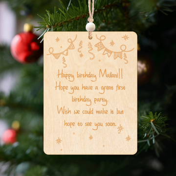 Custom Wooden Card