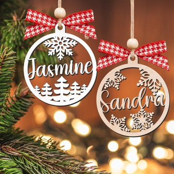 Custom Christmas Name Tag, Personalized Christmas Hanging Stocking Name Tag KT36