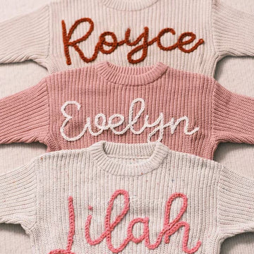 Personalized Baby Sweater With Name