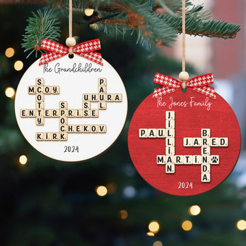 puzzle ornament