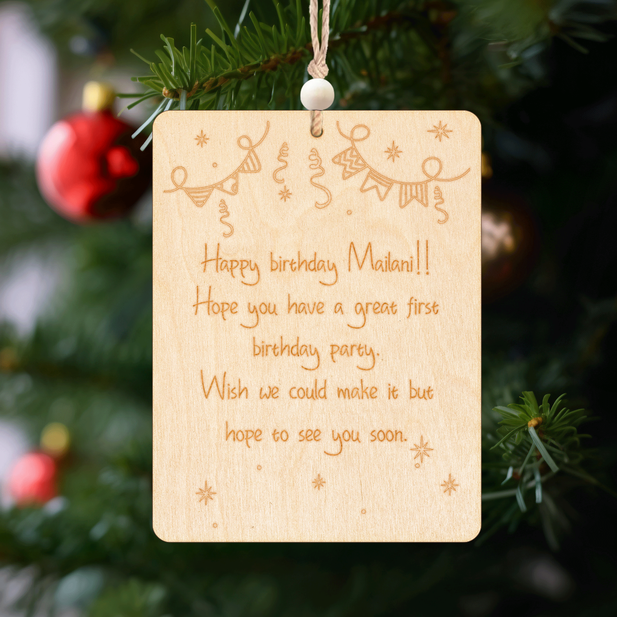Custom Wooden Card