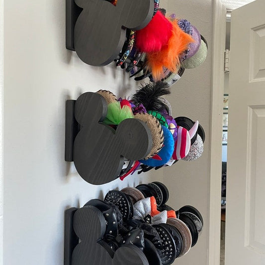 Ears/Headband Display Wooden Holder, DIY Mickey Ear Holder | KindlyToys MK01