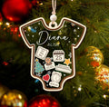 Baby 1st Christmas Ornament, Personalized Baby's First Christmas Ornament, Custom New Baby Gift CF64 - Kindlytoys