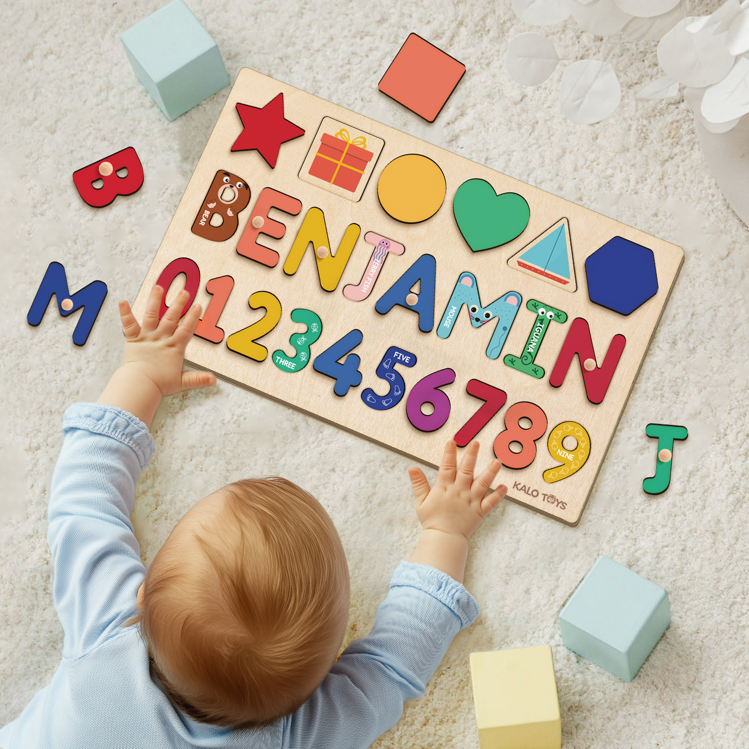 Baby Toys For Brain Development, Best Baby Toys 6-12 Months NP50 - Kindlytoys