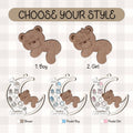 Baby's 1st Christmas Ornament 2024, Personalized Babies First Christmas Ornament CF85 - Kindlytoys
