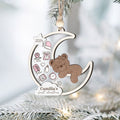 Baby's 1st Christmas Ornament 2024, Personalized Babies First Christmas Ornament CF85 - Kindlytoys