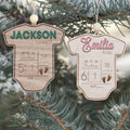Baby's First Christmas Ornament 2024, Newborn, New Baby Gift CF05 - Kindlytoys