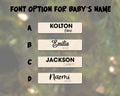 Baby's First Christmas Ornament 2024, Newborn, New Baby Gift CF05 - Kindlytoys