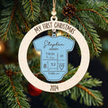 Baby's First Christmas Ornament 2024, Personalized 4D Shake Baby Ornament CF191 - Kindlytoys