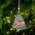 Custom Christmas Book Tree Ornament
