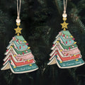 Custom Christmas Book Tree Ornament, Personalized Christmas Ornament CF98 - Kindlytoys