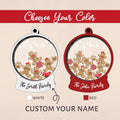 Custom Family Christmas Ornament With Pets, Personalized Gingerbread Family Ornament 2024, CF04 - Kindlytoys