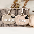 Custom Halloween Gifts Boo Basket Tag, Personalized Halloween Name Tags HX12 - Kindlytoys
