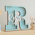 Custom Letter Piggy Bank For Kids, Wooden Coin Bank, Baby Birthday Gifts, Money Banks, 1st Christmas gifts for kids - Kindlytoys