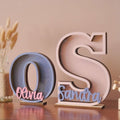 Custom Letter Piggy Bank For Kids, Wooden Coin Bank, Baby Birthday Gifts, Money Banks, 1st Christmas gifts for kids - Kindlytoys