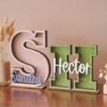 Custom Letter Piggy Bank For Kids, Wooden Coin Bank, Baby Birthday Gifts, Money Banks, 1st Christmas gifts for kids - Kindlytoys