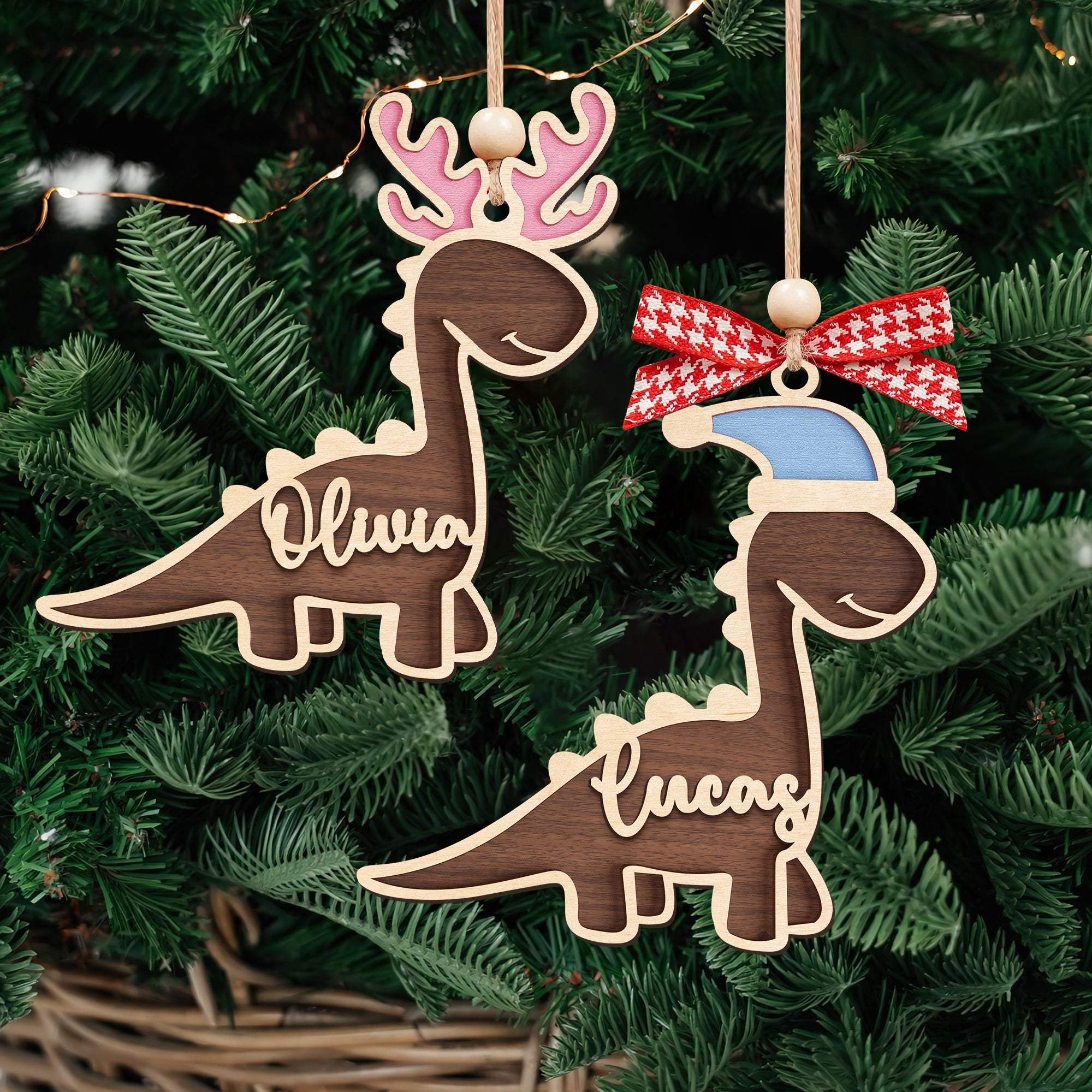 Customized Dinosaur Wooden Name Tags for Place Setting, Personalized Place Cards for Weddings KT34