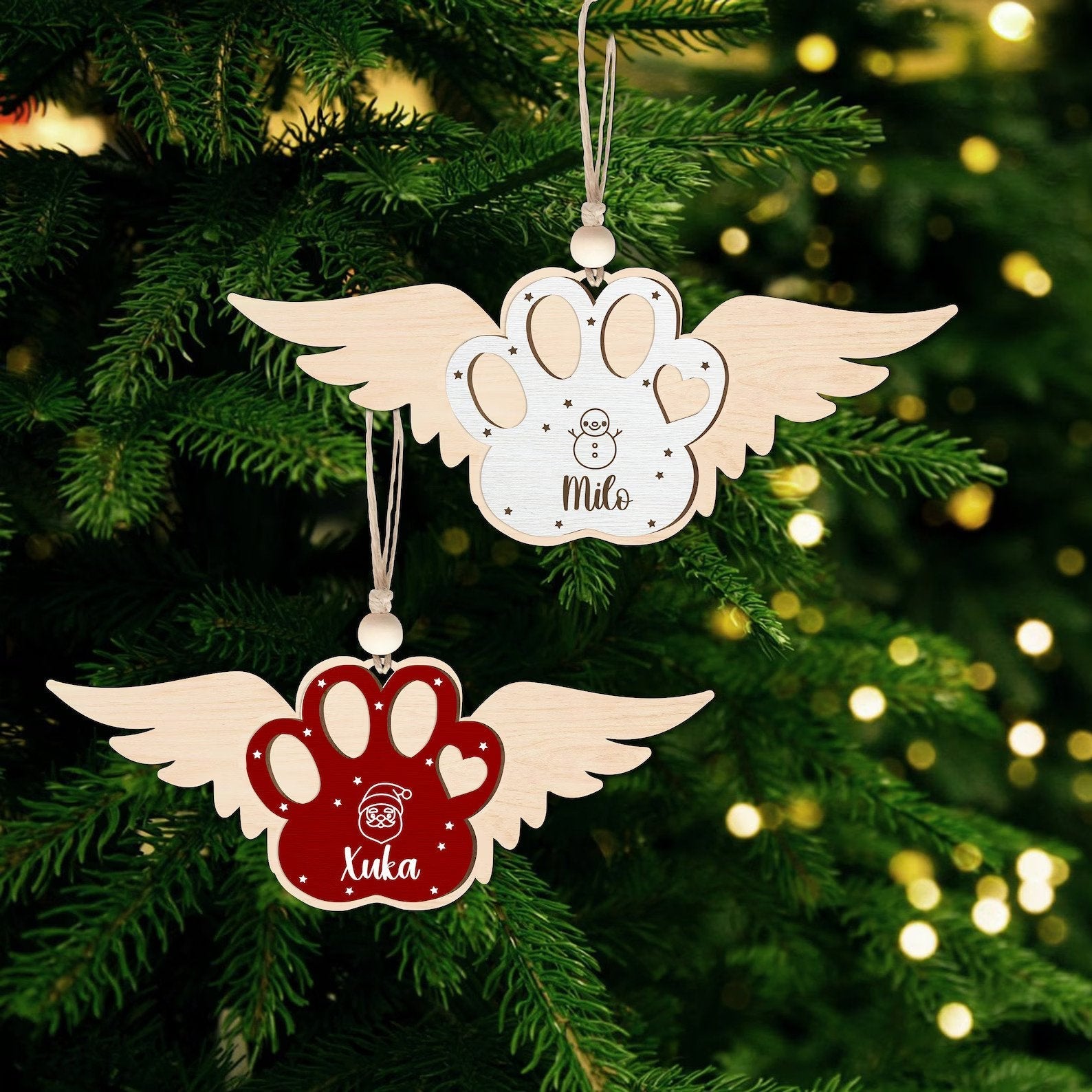 Dog Paw Ornament