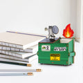 Dumpster Fire Pen Holder, Funny Desk Accessory, Custom Pencil Holder DIY Wood Pencil Holder, Dumpster Fire Holder, Gift For Coworker, Funny Gift For Colleagues DP11 - Kindlytoys