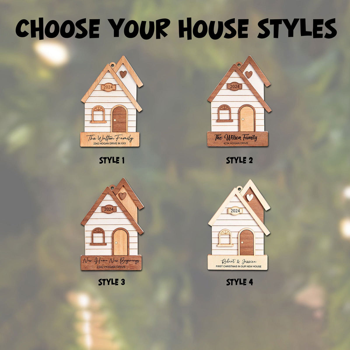 Our First Home Christmas Ornament, New Home Custom Home Ornament CF43 - Kindlytoys