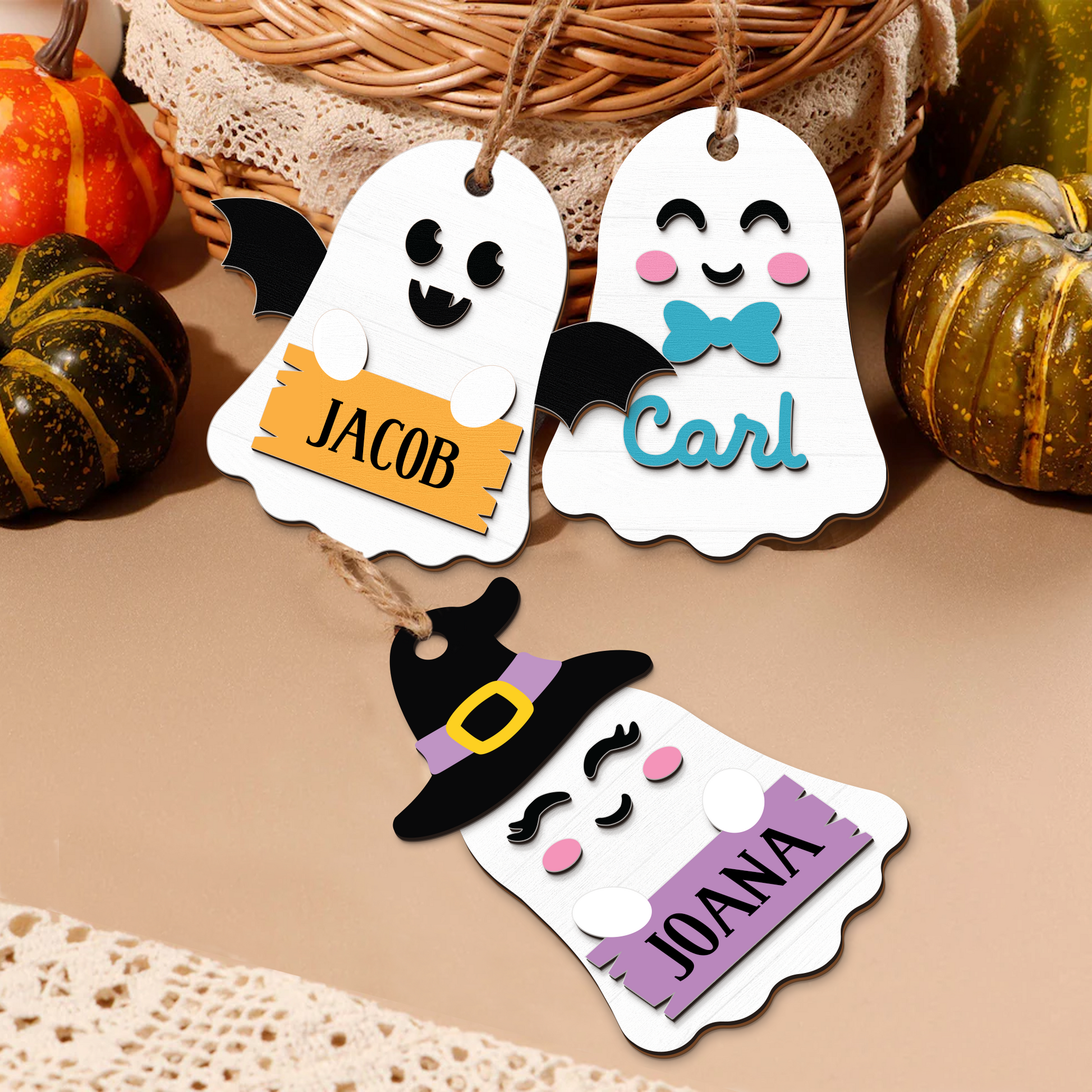 Personalized Halloween Tag
