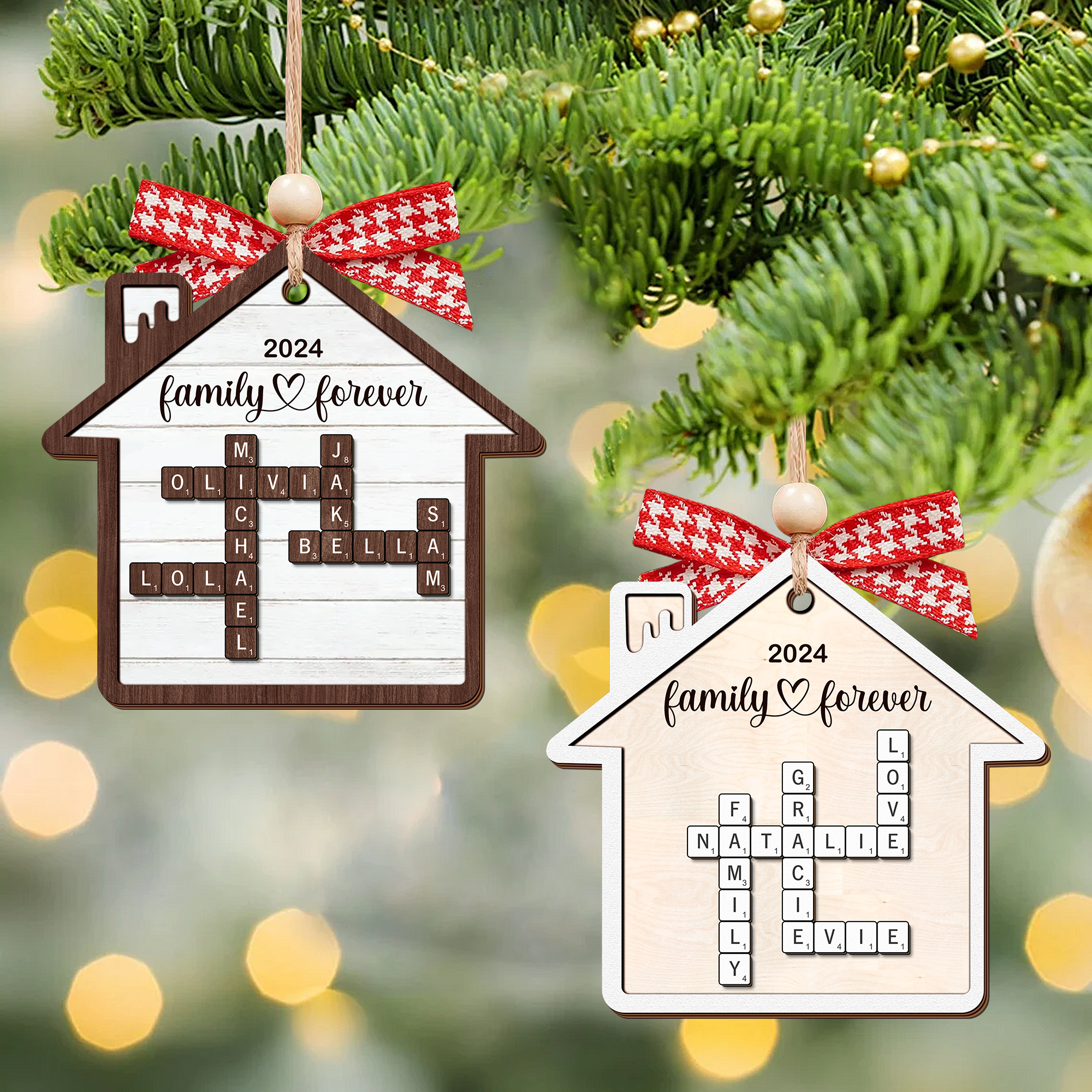 puzzle ornament