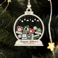 Personalized Baby's First Christmas Ornament, Shaker Ornament with Name CF45 - Kindlytoys