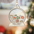 Personalized Baby's First Christmas Ornament, Shaker Ornament with Name CF45 - Kindlytoys