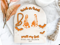 Personalized Baby's First Halloween Keepsake DIY Footprint Art FT23 - Kindlytoys