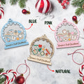 Personalized Babys 1st Christmas Ornament 2024, Shaker Babies Ornament CF602 - Kindlytoys