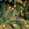 Personalized Christmas Family Names Tree Ornament, Christmas Tree Name Ornament CF139 - Kindlytoys