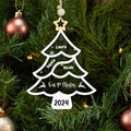 Personalized Christmas Family Names Tree Ornament, Christmas Tree Name Ornament CF49 - Kindlytoys