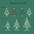Personalized Christmas Family Names Tree Ornament, Christmas Tree Name Ornament CF49 - Kindlytoys