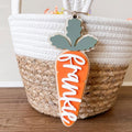 Personalized Easter Basket Tag, Easter Basket Name Tag, Carrot Easter Tag - Kindlytoys