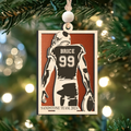 Personalized Football Ornament Gifts, Custom Football Ornament Wooden CF916 - Kindlytoys