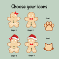 Personalized Gingerbread Family Shaker Ornament, Custom Family Christmas Ornament CF193 - Kindlytoys