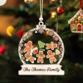 Personalized Gingerman Christmas Ornaments for Family Members, Family Christmas Ornaments CF199 - Kindlytoys