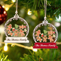 Personalized Gingerman Christmas Ornaments for Family Members, Family Christmas Ornaments CF199 - Kindlytoys