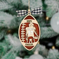 Personalized Softball, Baseball Ornament, Custom Football Ornament, Basketball Gift, CF421 - Kindlytoys