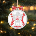 Personalized Softball, Baseball Ornament, Custom Football Ornament, Basketball Gift, CF421 - Kindlytoys