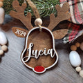 Personalized Stocking Tags Reindeer 2024, christmas ornament, Custom Stocking Tag CF03 - Kindlytoys