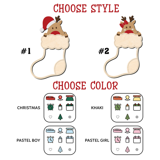 Reindeer Baby's First Christmas Ornament 2024, Shake Babies Ornament CF136 - Kindlytoys