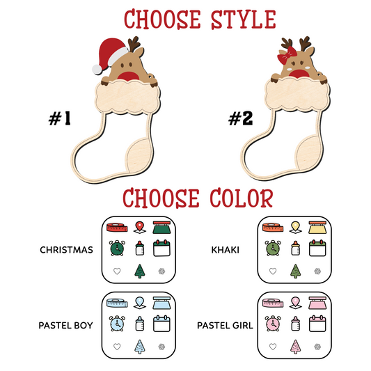Reindeer Baby's First Christmas Ornament 2024, Shake Babies Ornament CF136